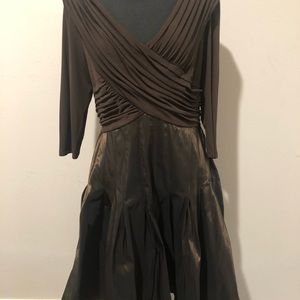 Cocktail dress brown